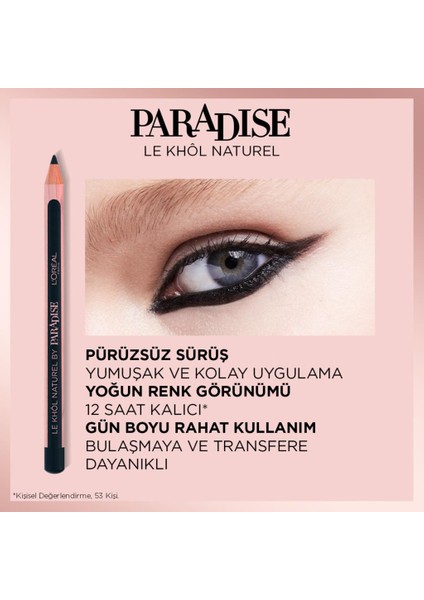 L'Oréal Paris Paradise Le Khol Göz Kalemi 102 Pure Espresso