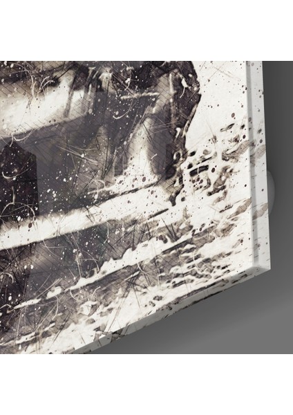 Gemi Ilüstrasyon Cam Tablo - 72X46 cm modelleri