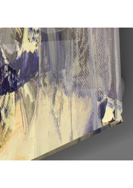 Baykuş Cam Tablo - 72X46 cm