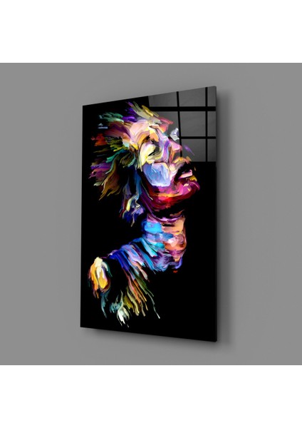 Efektli Kadın Cam Tablo - 72X46 cm fiyatları