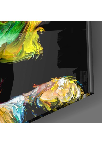 Renkli Düşünceler Cam Tablo - 72X46 cm modelleri