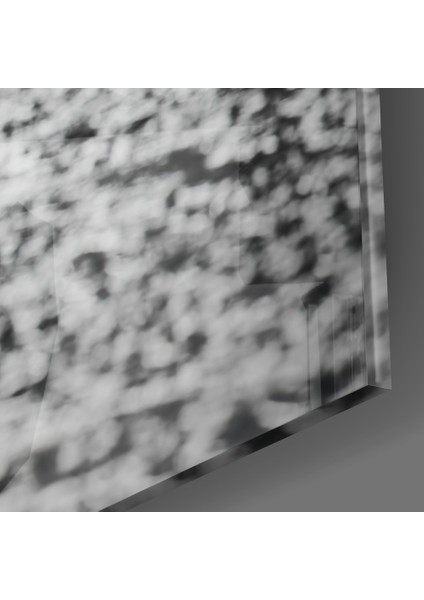Kırmızı Şemsiye Cam Tablo - 72X46 cm
