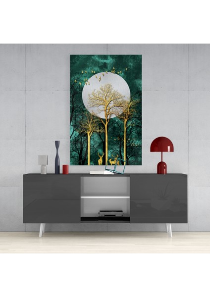 Gece Cam Tablo - 72X46 cm