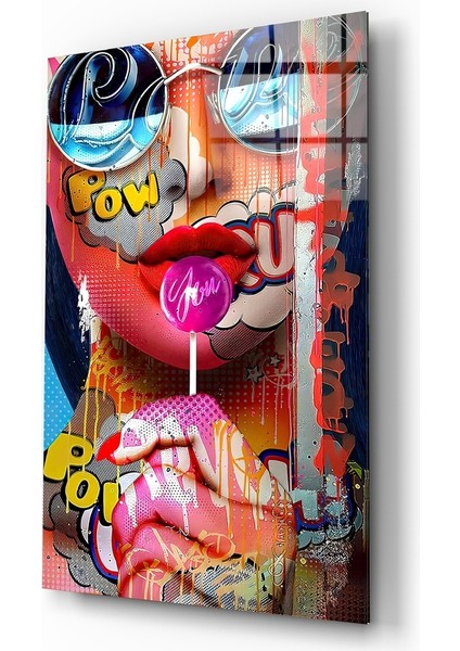 Lolipop Cam Tablo - 72X46 cm