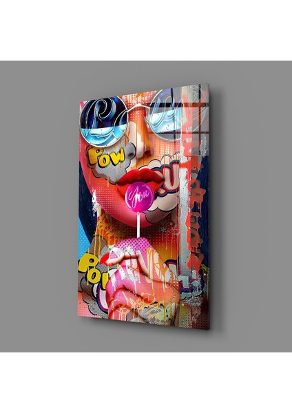 Lolipop Cam Tablo - 72X46 cm