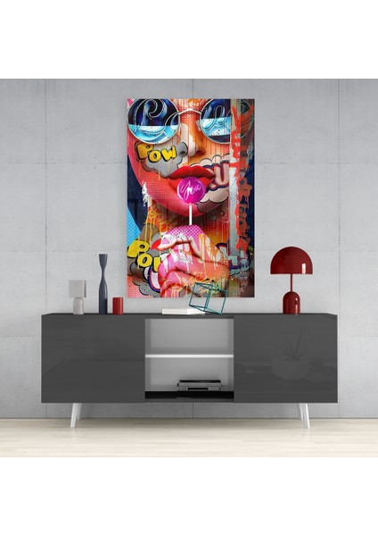 Lolipop Cam Tablo - 72X46 cm
