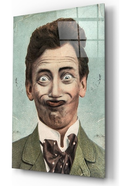 Centilmen Cam Tablo - 72X46 cm