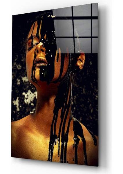 Leke Cam Tablo - 72X46 cm