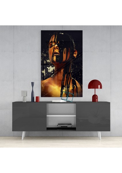 Leke Cam Tablo - 72X46 cm fırsatları