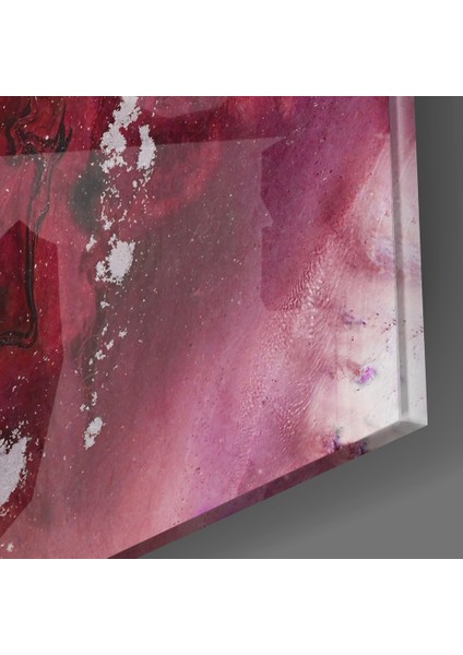Soyutluğun Renkleri Cam Tablo - 72X46 cm