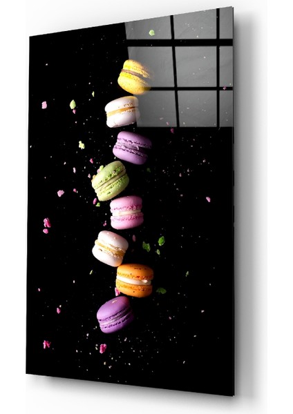 Makaronlar Cam Tablo - 72X46 cm