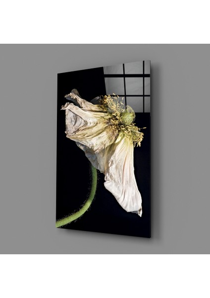 Çiçek Cam Tablo - 72X46 cm