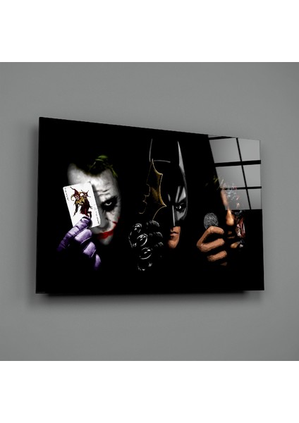 Batman, Joker, Harvey Cam Tablo - 72X46 cm