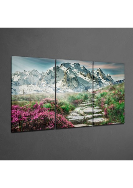 Patika Yol Mega Cam Tablo - 3 Adet 72X46 cm fiyatları