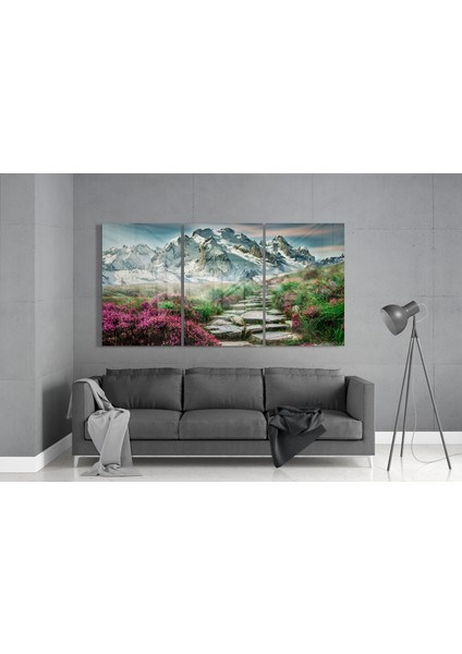Patika Yol Mega Cam Tablo - 3 Adet 72X46 cm modelleri