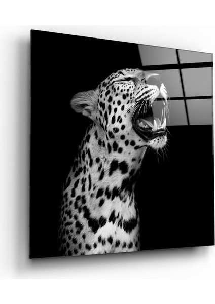 Leopar Cam Tablo - 60X60 cm