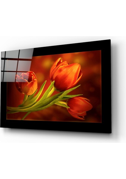 Lale Cam Tablo - 72X46 cm