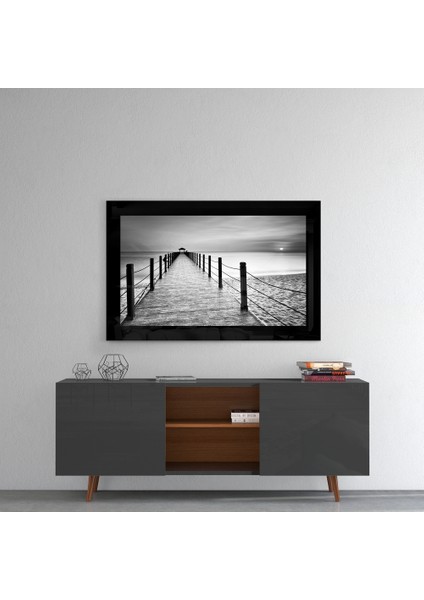 Rıhtım Cam Tablo - 72X46 cm fırsatları
