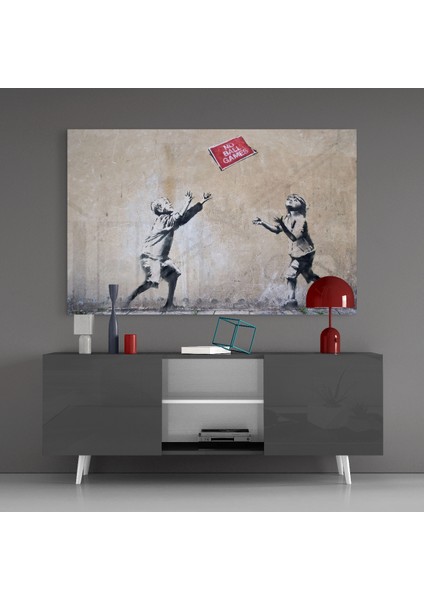 Kayıp Top Cam Tablo - 72X46 cm