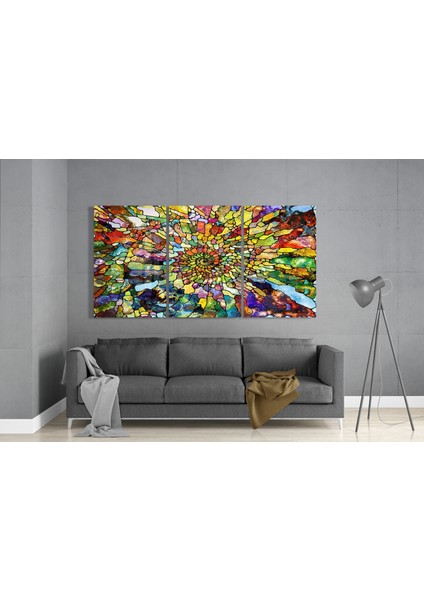 Renk Cümbüşü Cam Tablo - 3 Adet 72X46 cm modelleri