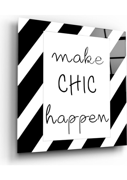 Şık Cam Tablo - 60X60 cm