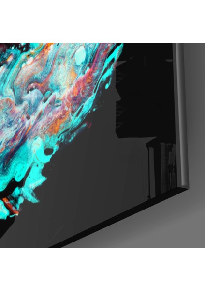 Renklerin Dansı Cam Tablo - 40X40 cm modelleri