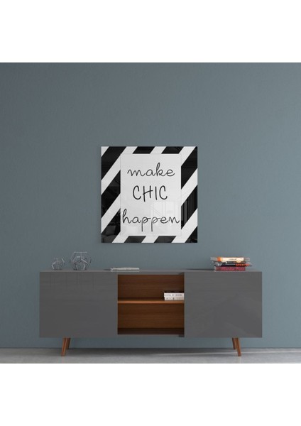 Şık Cam Tablo - 60X60 cm fırsatları