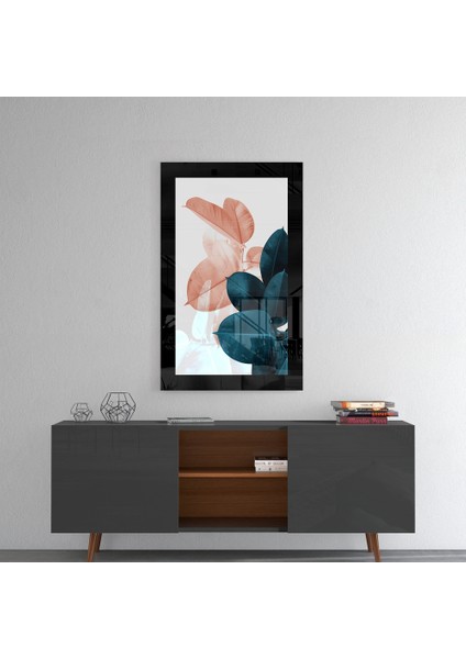 Çiçek Cam Tablo - 72X46 cm