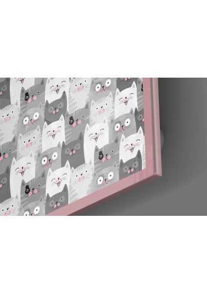 Kediler Cam Tablo - 60X60 cm modelleri