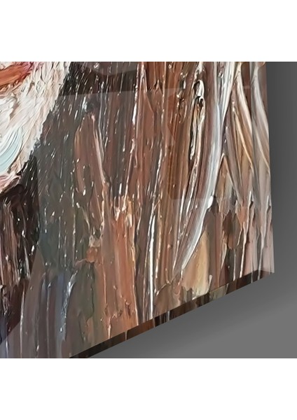 Kız Çocuğu Cam Tablo - 40X40 cm modelleri