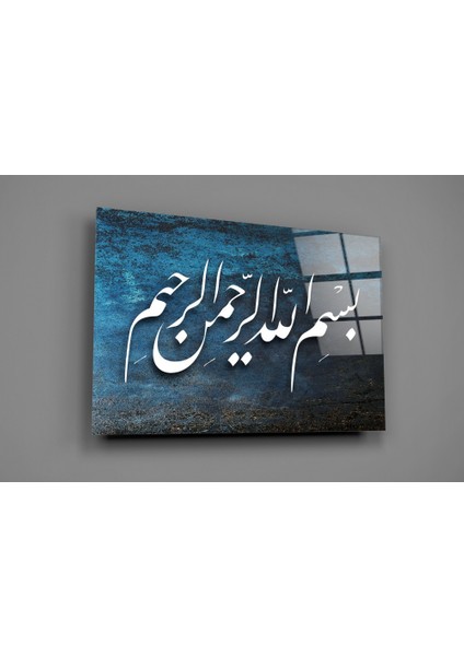 Hat Sanatı Besmele Cam Tablo - 72X46 cm fiyatları