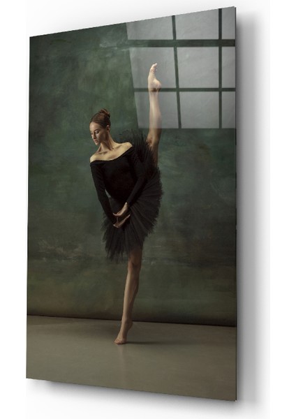 Balerin Cam Tablo - 72X46 cm