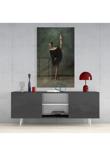 Balerin Cam Tablo - 72X46 cm fırsatları