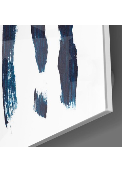 Çizgiler Cam Tablo - 72X46 cm