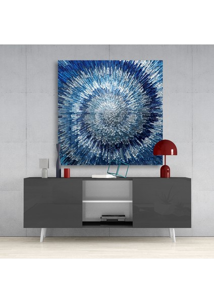 Mavinin Döngüsü Cam Tablo - 40X40 cm fırsatları