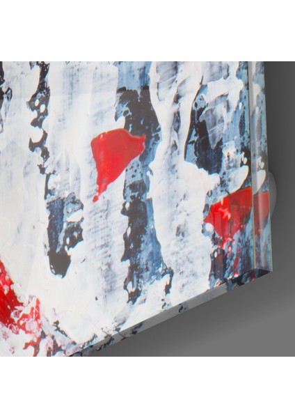 Kırmızı Şapkalı Kadın Cam Tablo - 72X46 cm modelleri