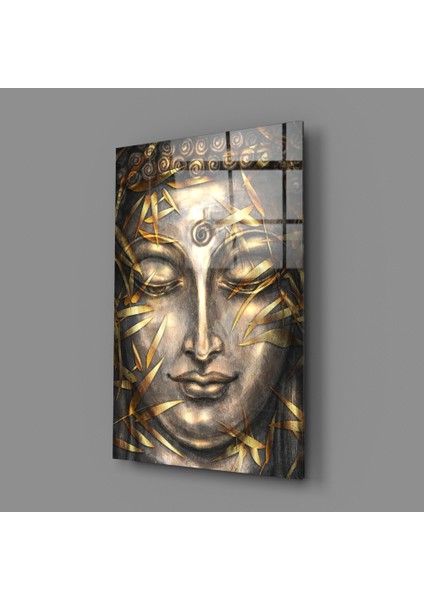 Mistik Heykel Cam Tablo - 72X46 cm