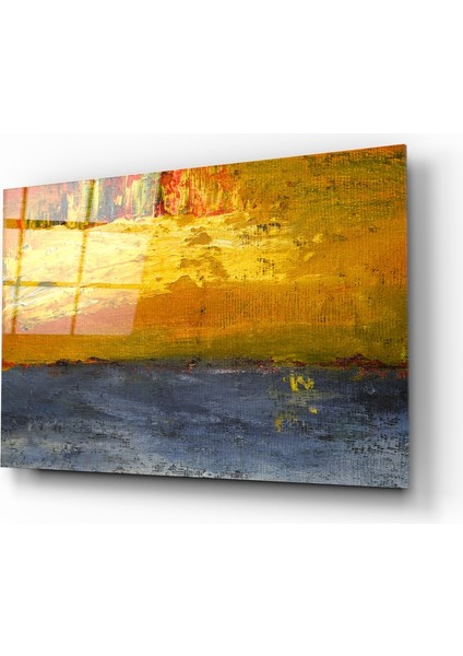 Soyut Cam Tablo - 72X46 cm