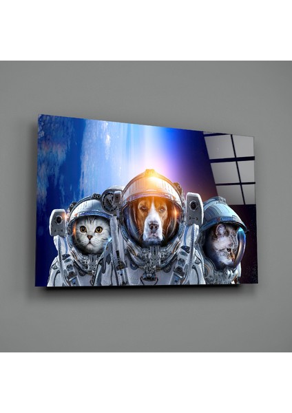 Uzay Takımı Cam Tablo - 72X46 cm fiyatları