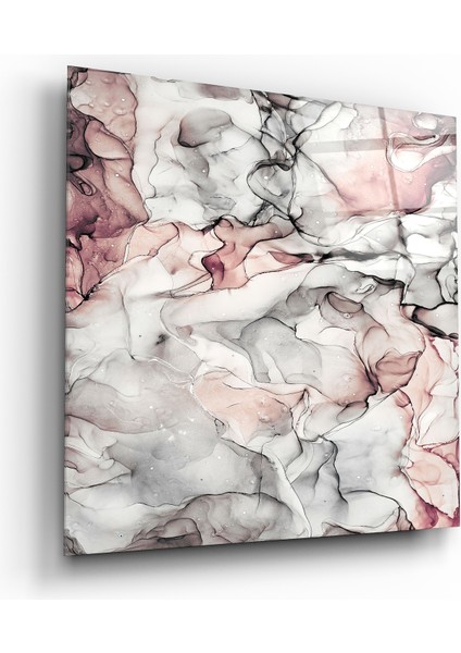 Soyut Cam Tablo - 40X40 cm