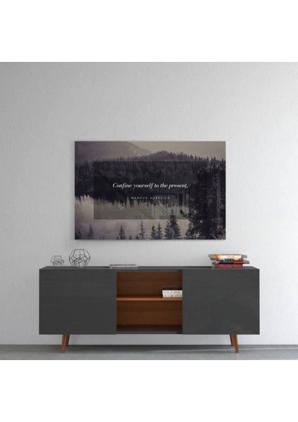 Meşhur Sözler Cam Tablo - 72X46 cm fırsatları