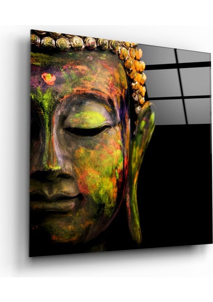Buddha Cam Tablo - 60X60 cm
