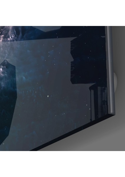 Uzay - Kara Delik Cam Tablo - 40X40 cm modelleri