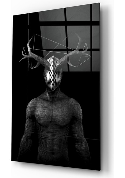 Donnie Grey Cam Tablo - 72X46 cm