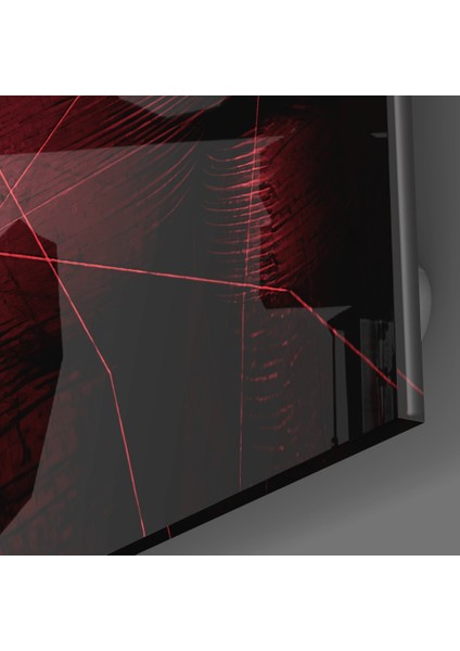 Darko Red Cam Tablo - 72X46 cm