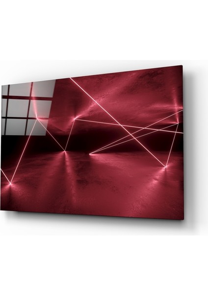 Yasak Bölge Cam Tablo - 72X46 cm