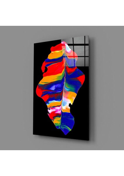 Renkli Süzülüş Cam Tablo - 72X46 cm fiyatları