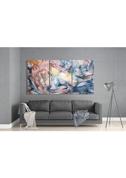 Sihirli Renkler Cam Tablo - 3 Adet 72X46 cm modelleri