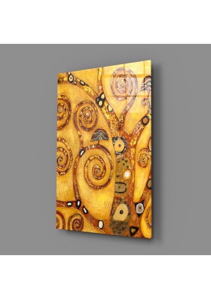 Hayat Ağacı Cam Tablo - 72X46 cm