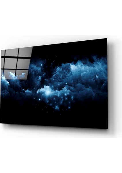 Uzay Cam Tablo - 72X46 cm